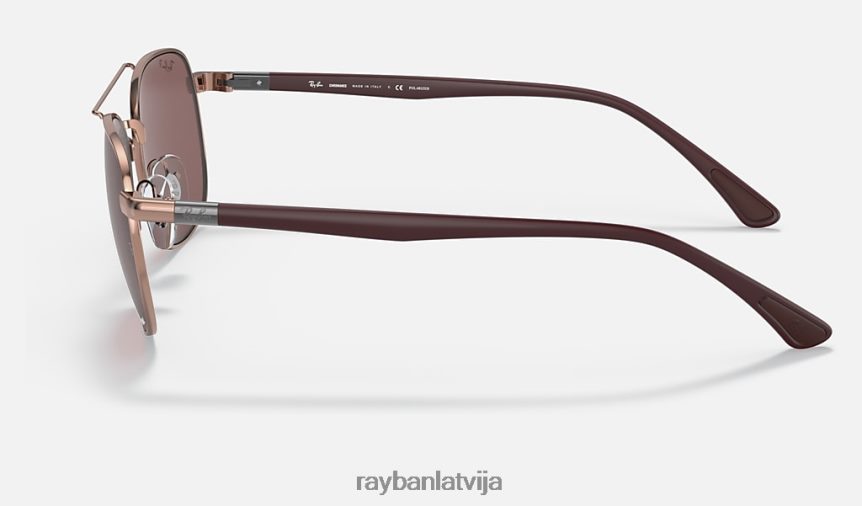rb3670 ch hromance pulēts varš/violeta F0L86X1184 vīriešiem Ray-Ban saulesbrilles