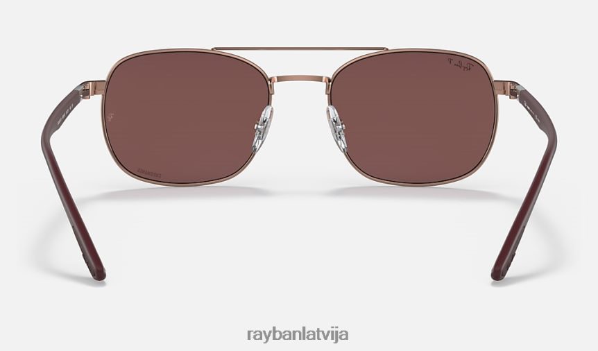 rb3670 ch hromance pulēts varš/violeta F0L86X1184 vīriešiem Ray-Ban saulesbrilles