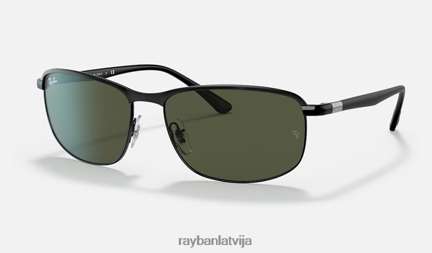 rb3671 pulēta melna/zaļa F0L86X980 vīriešiem Ray-Ban saulesbrilles