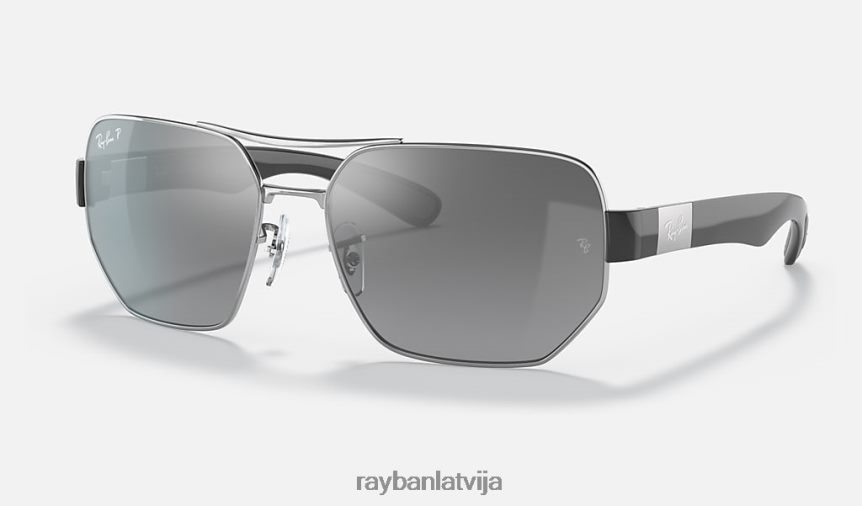 rb3672 pulēts sudrabs/sudrabs F0L86X1127 vīriešiem Ray-Ban saulesbrilles