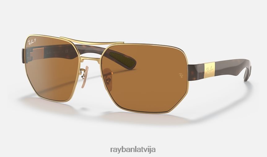rb3672 pulēts zelts/tumši brūns F0L86X1125 vīriešiem Ray-Ban saulesbrilles