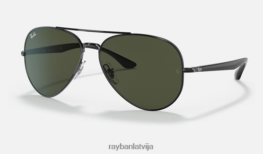 rb3675 pulēta melna/zaļa F0L86X1288 vīriešiem Ray-Ban saulesbrilles
