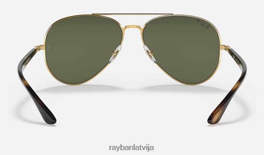 rb3675 pulēts zelts/zaļš F0L86X1286 vīriešiem Ray-Ban saulesbrilles