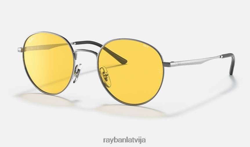 rb3681 attīstās pulēts gunmetāls/dzeltens fotohroms F0L86X1324 vīriešiem Ray-Ban saulesbrilles