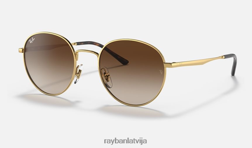 rb3681 pulēts zelts/brūns F0L86X1315 vīriešiem Ray-Ban saulesbrilles