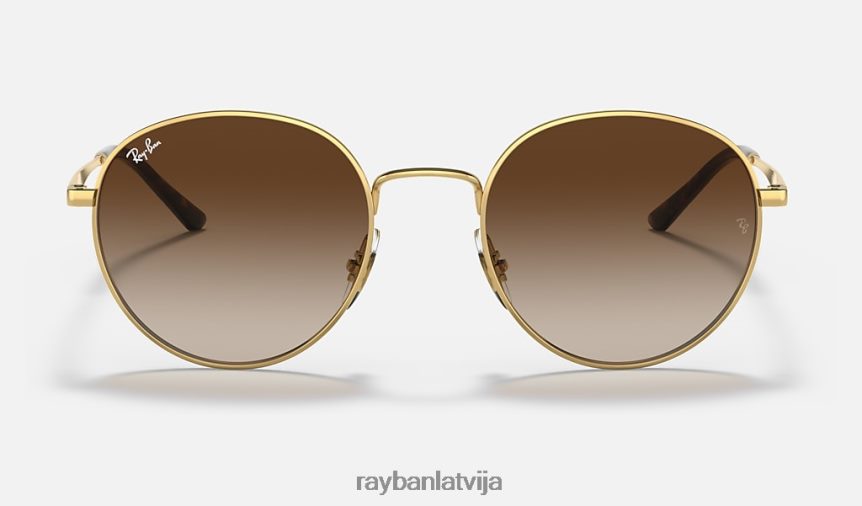 rb3681 pulēts zelts/brūns F0L86X1315 vīriešiem Ray-Ban saulesbrilles