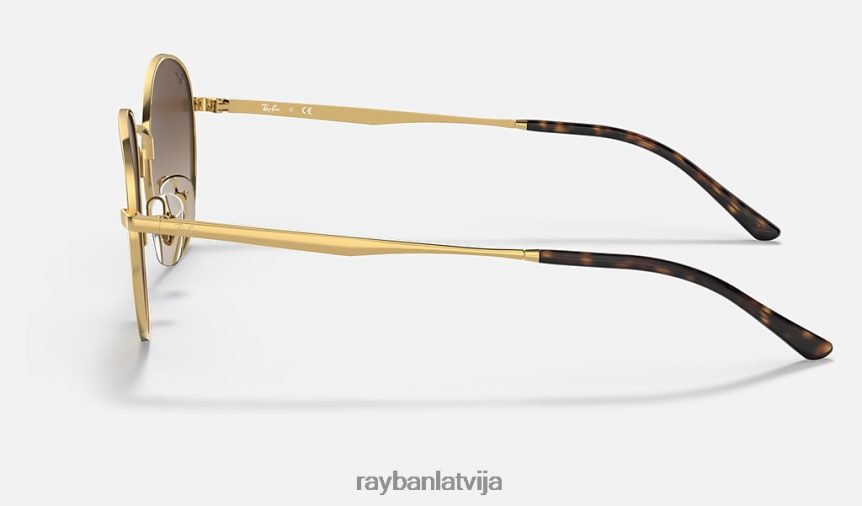rb3681 pulēts zelts/brūns F0L86X1315 vīriešiem Ray-Ban saulesbrilles