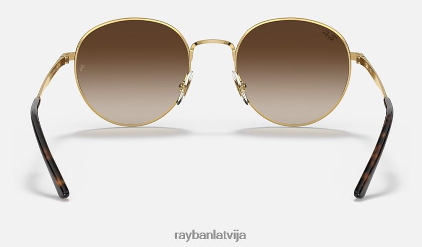 rb3681 pulēts zelts/brūns F0L86X1315 vīriešiem Ray-Ban saulesbrilles