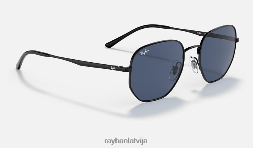 rb3682 pulēta melna/tumši zila F0L86X510 vīriešiem Ray-Ban saulesbrilles