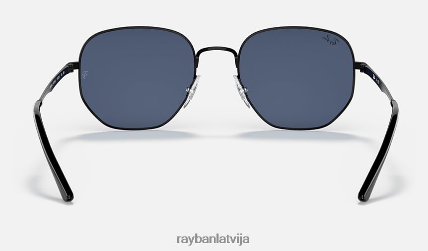 rb3682 pulēta melna/tumši zila F0L86X510 vīriešiem Ray-Ban saulesbrilles