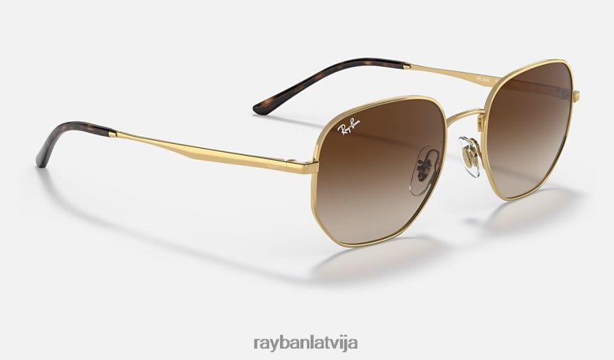 rb3682 pulēts zelts/brūns F0L86X509 vīriešiem Ray-Ban saulesbrilles