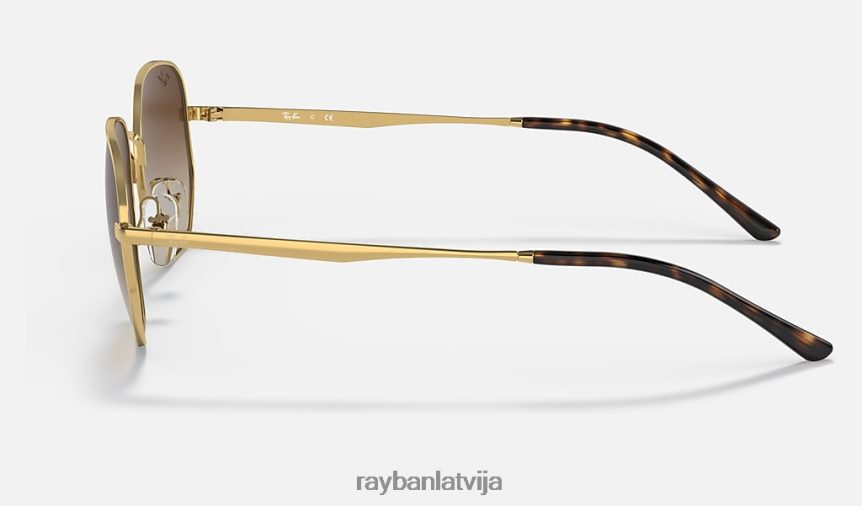 rb3682 pulēts zelts/brūns F0L86X509 vīriešiem Ray-Ban saulesbrilles