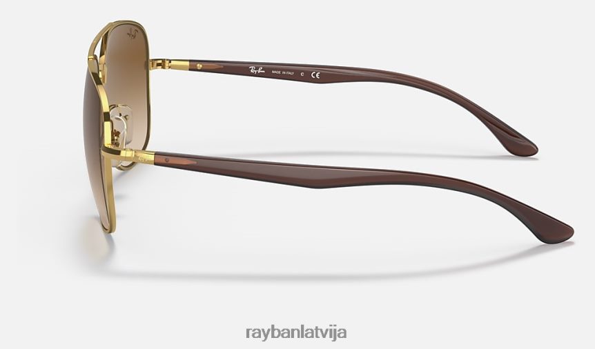 rb3683 pulēts zelts/brūns F0L86X1306 vīriešiem Ray-Ban saulesbrilles