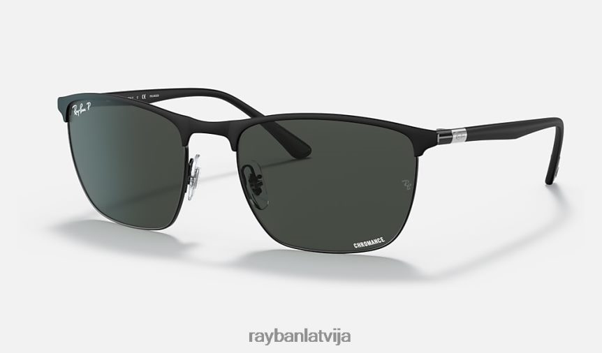 rb3686 krāsa matēts melns/tumši pelēks F0L86X1419 vīriešiem Ray-Ban saulesbrilles