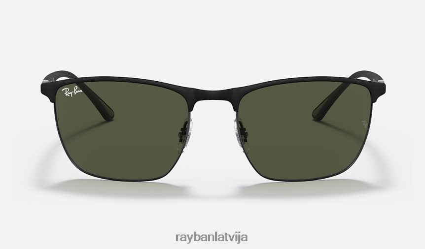 rb3686 matēts melns/zaļš F0L86X1416 vīriešiem Ray-Ban saulesbrilles