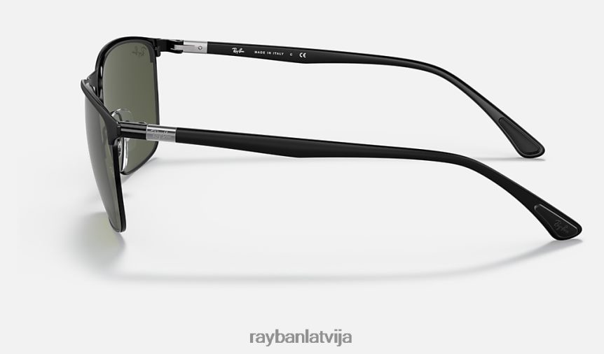 rb3686 matēts melns/zaļš F0L86X1416 vīriešiem Ray-Ban saulesbrilles