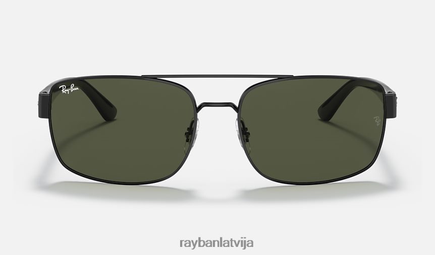 rb3687 pulēta melna/zaļa F0L86X1431 vīriešiem Ray-Ban saulesbrilles