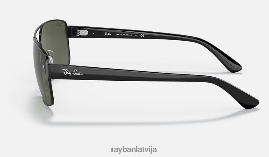 rb3687 pulēta melna/zaļa F0L86X1431 vīriešiem Ray-Ban saulesbrilles