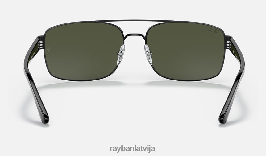 rb3687 pulēta melna/zaļa F0L86X1431 vīriešiem Ray-Ban saulesbrilles