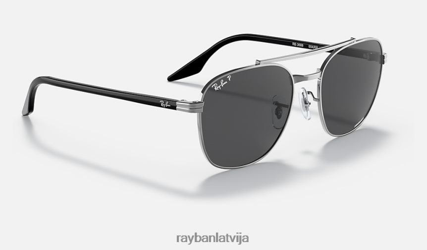 rb3688 krāsa pulēts gunmetāls/tumši pelēks F0L86X1435 vīriešiem Ray-Ban saulesbrilles