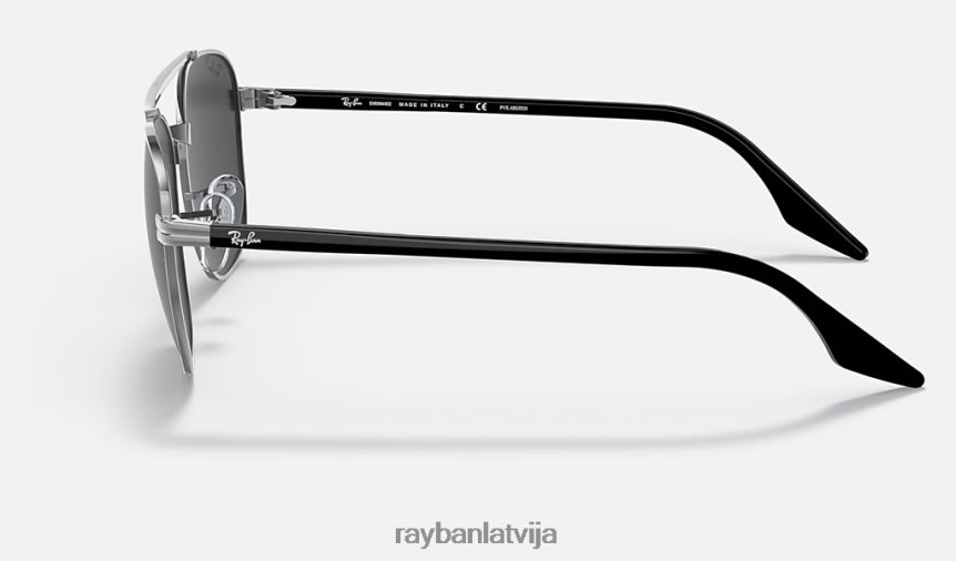 rb3688 krāsa pulēts gunmetāls/tumši pelēks F0L86X1435 vīriešiem Ray-Ban saulesbrilles