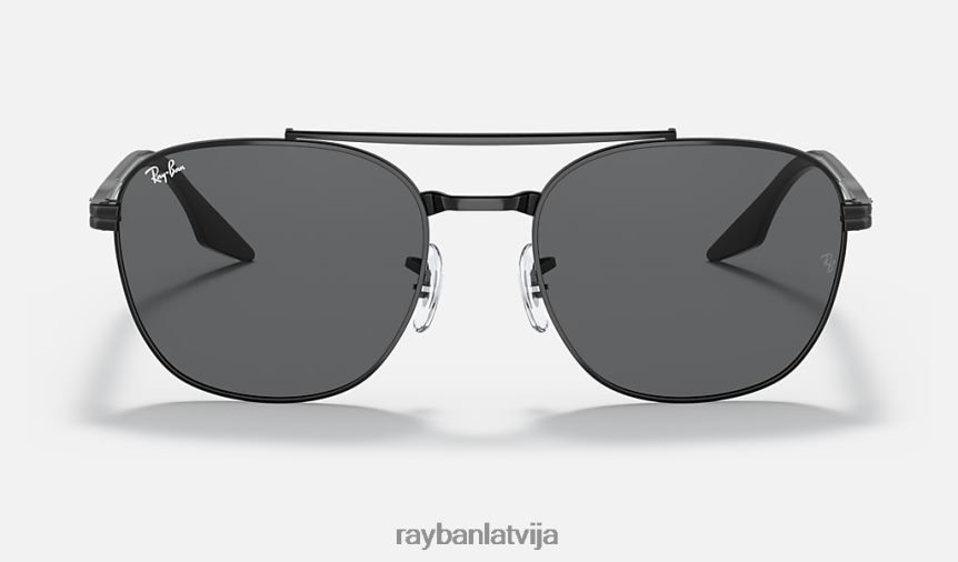 rb3688 pulēta melna/pelēka F0L86X458 vīriešiem Ray-Ban saulesbrilles