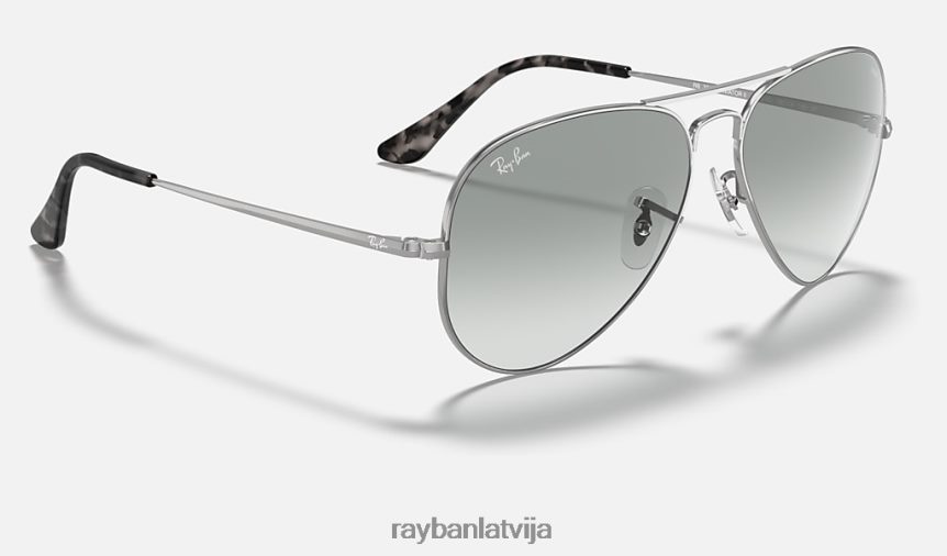 rb3689 mazgāti attīstīties pulēta sudraba/gaiši zila fotohroma F0L86X917 vīriešiem Ray-Ban saulesbrilles