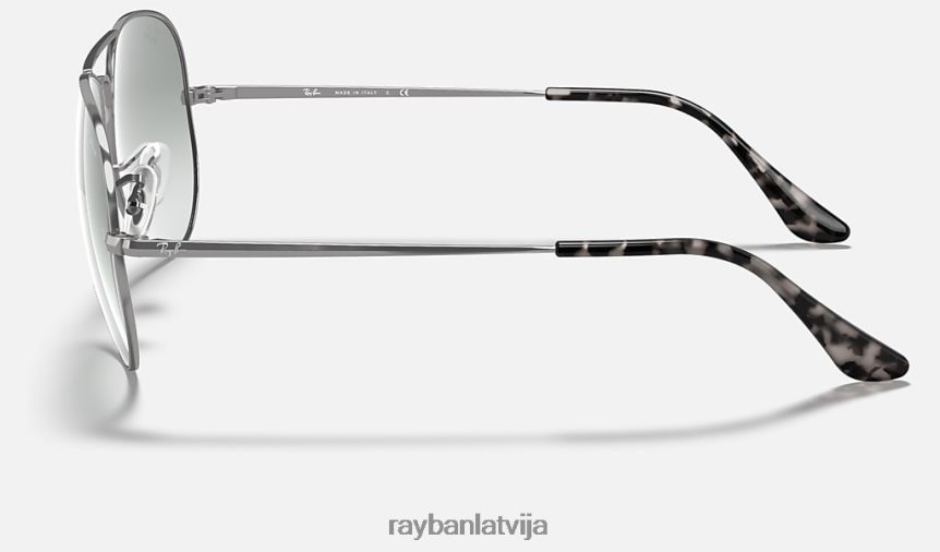 rb3689 mazgāti attīstīties pulēta sudraba/gaiši zila fotohroma F0L86X917 vīriešiem Ray-Ban saulesbrilles