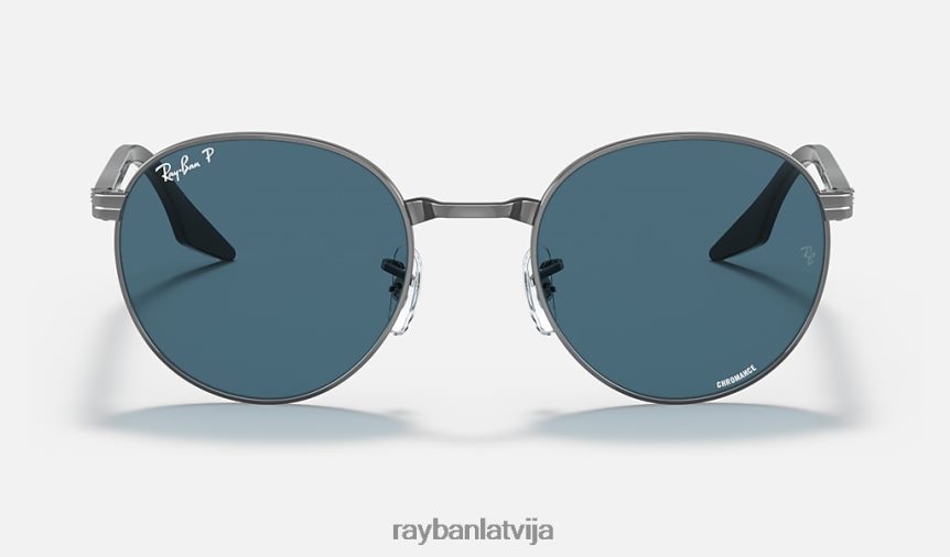 rb3691 krāsa pulēts gunmetāls/zils F0L86X1411 vīriešiem Ray-Ban saulesbrilles