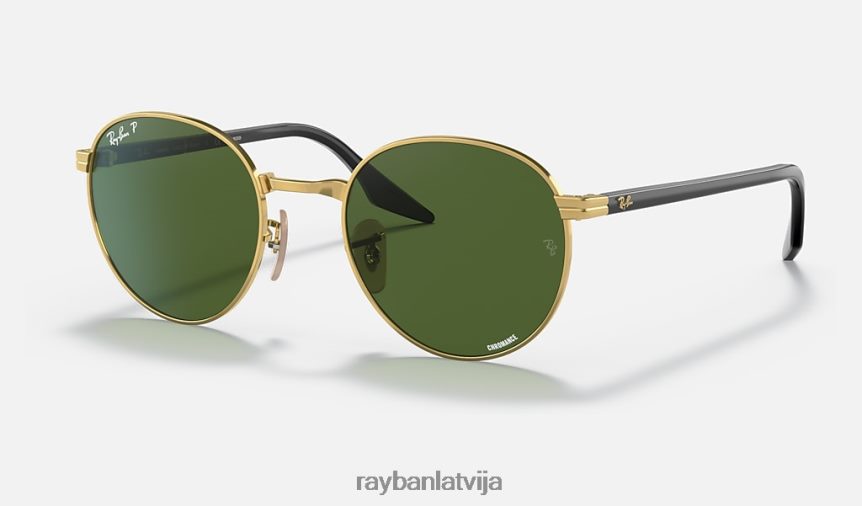 rb3691 krāsa pulēts zelts/tumši zaļš F0L86X1410 vīriešiem Ray-Ban saulesbrilles