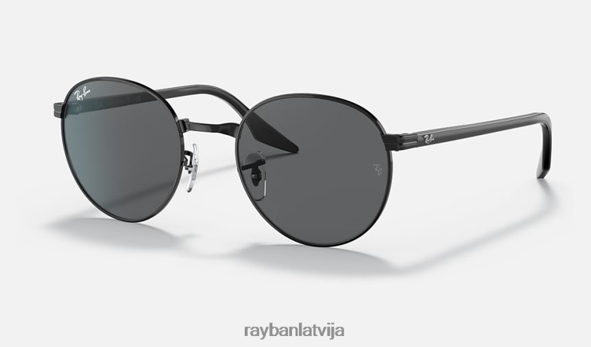 rb3691 pulēta melna/pelēka F0L86X1422 vīriešiem Ray-Ban saulesbrilles
