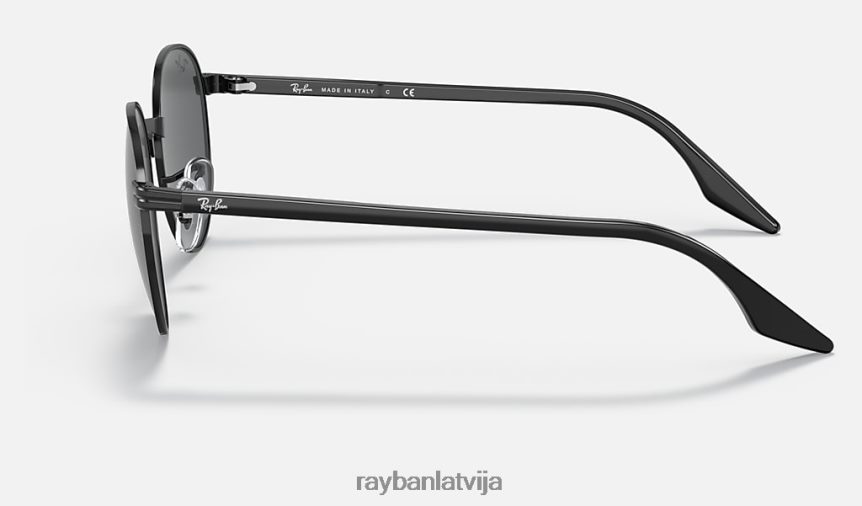 rb3691 pulēta melna/pelēka F0L86X1422 vīriešiem Ray-Ban saulesbrilles