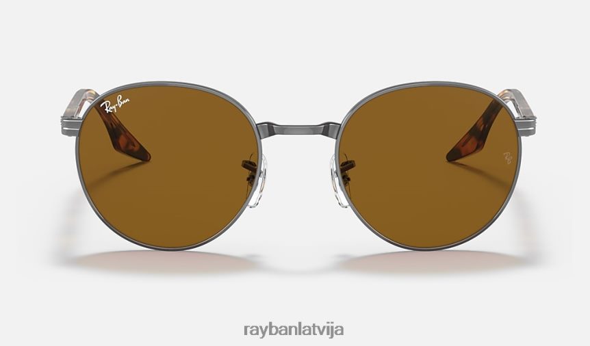 rb3691 pulēts gunmetāls/brūns F0L86X1420 vīriešiem Ray-Ban saulesbrilles