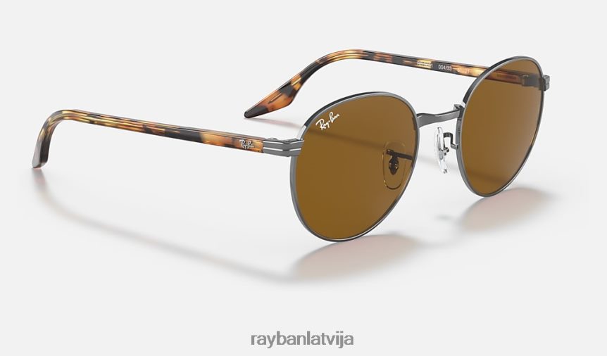rb3691 pulēts gunmetāls/brūns F0L86X1420 vīriešiem Ray-Ban saulesbrilles