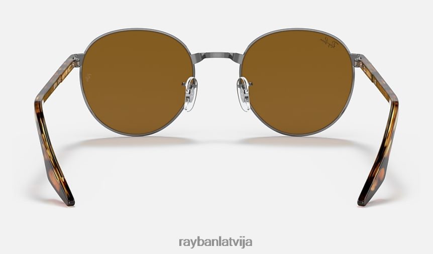 rb3691 pulēts gunmetāls/brūns F0L86X1420 vīriešiem Ray-Ban saulesbrilles