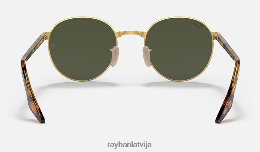 rb3691 pulēts zelts/zaļš F0L86X1421 vīriešiem Ray-Ban saulesbrilles