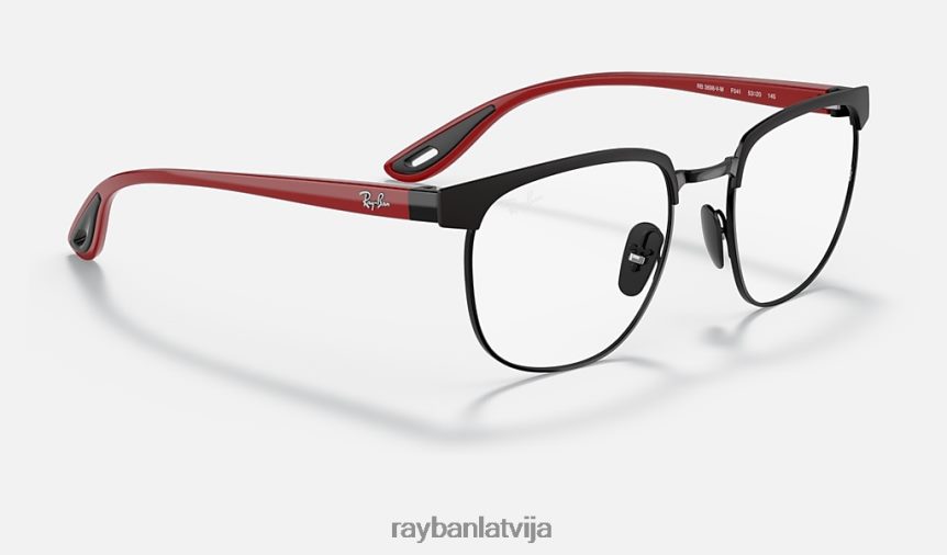 rb3698vm scuderia ferrari kolekcija matēts melns F0L86X2114 vīriešiem Ray-Ban saulesbrilles