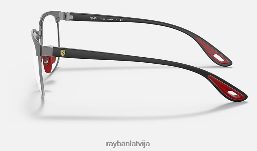 rb3698vm scuderia ferrari kolekcija matēts melns uz gunmetāla F0L86X2117 vīriešiem Ray-Ban saulesbrilles