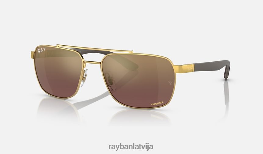 rb3701 pulēts zelts/violeta/zelts F0L86X1499 vīriešiem Ray-Ban saulesbrilles