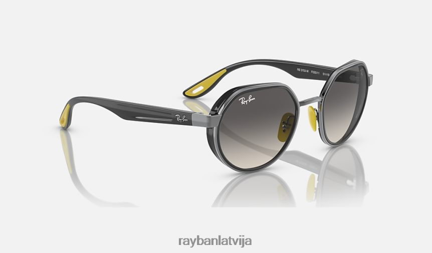 rb3703m scuderia ferrari kolekcija pulēts gunmetāls/pelēks F0L86X469 vīriešiem Ray-Ban saulesbrilles
