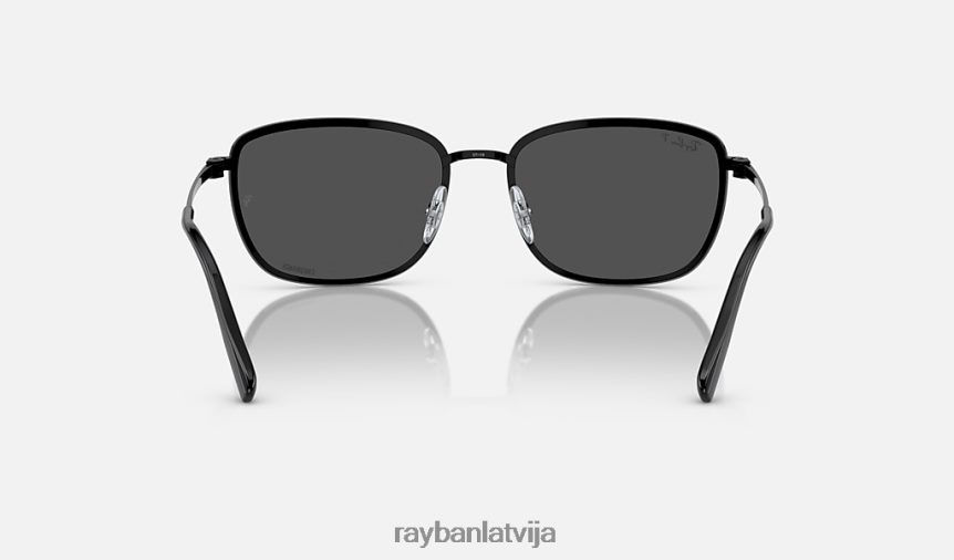 rb3705 krāsa pulēta melna/pelēka F0L86X1538 vīriešiem Ray-Ban saulesbrilles