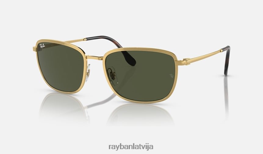 rb3705 pulēts zelts/zaļš F0L86X1540 vīriešiem Ray-Ban saulesbrilles