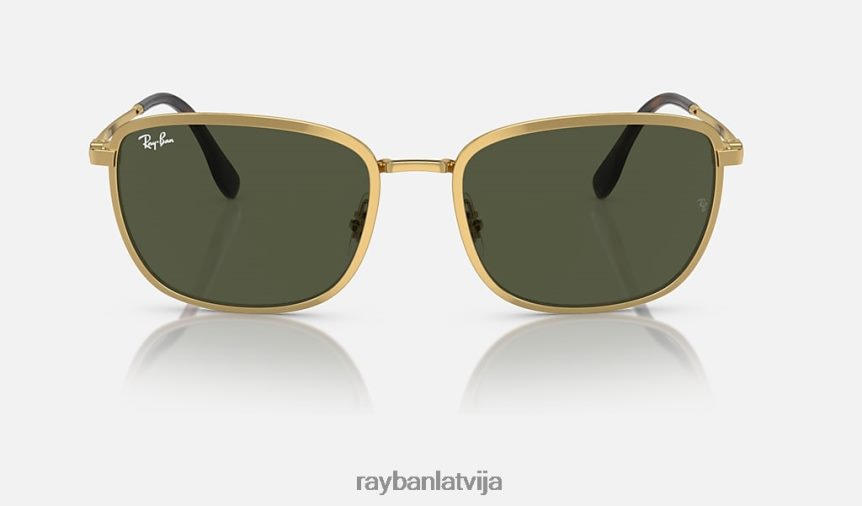 rb3705 pulēts zelts/zaļš F0L86X1540 vīriešiem Ray-Ban saulesbrilles