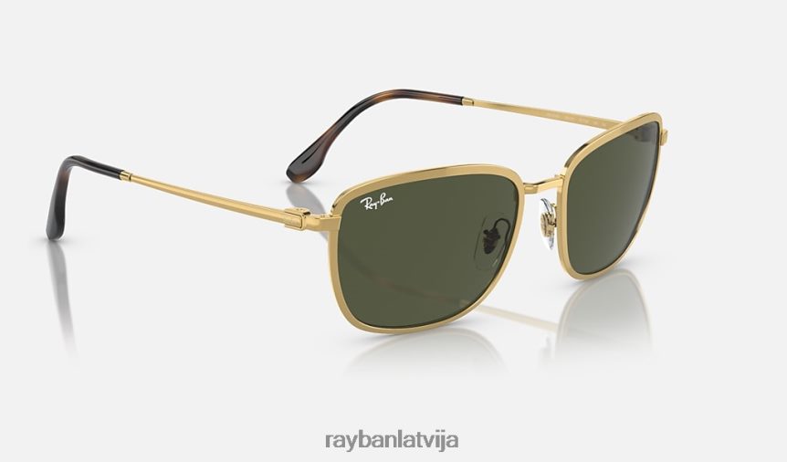 rb3705 pulēts zelts/zaļš F0L86X1540 vīriešiem Ray-Ban saulesbrilles