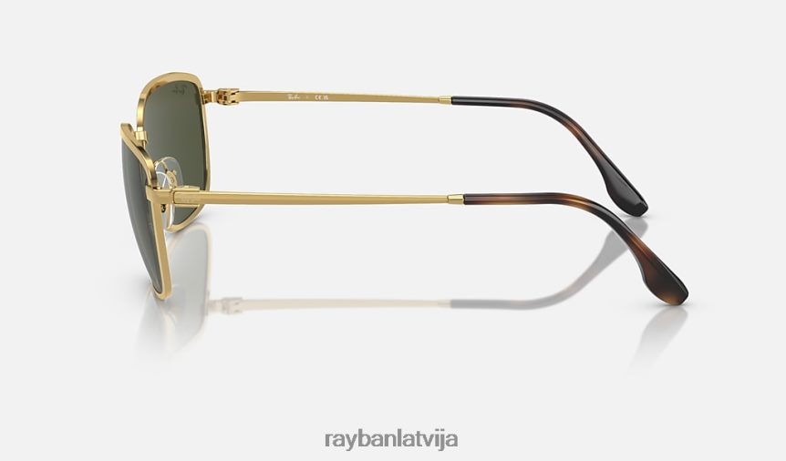 rb3705 pulēts zelts/zaļš F0L86X1540 vīriešiem Ray-Ban saulesbrilles
