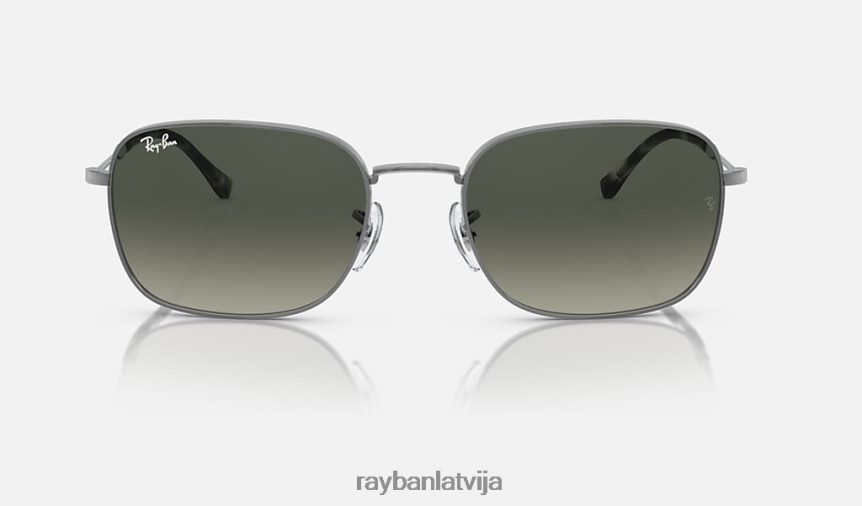rb3706 pulēts gunmetāls/pelēks F0L86X324 vīriešiem Ray-Ban saulesbrilles