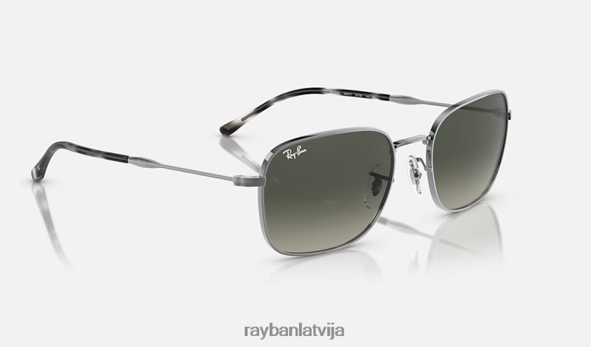 rb3706 pulēts gunmetāls/pelēks F0L86X324 vīriešiem Ray-Ban saulesbrilles