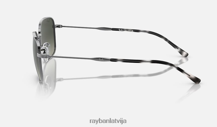 rb3706 pulēts gunmetāls/pelēks F0L86X324 vīriešiem Ray-Ban saulesbrilles