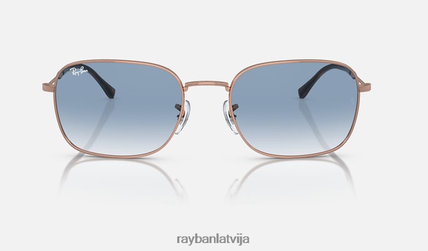 rb3706 pulēts rozā zelts/zils F0L86X325 vīriešiem Ray-Ban saulesbrilles