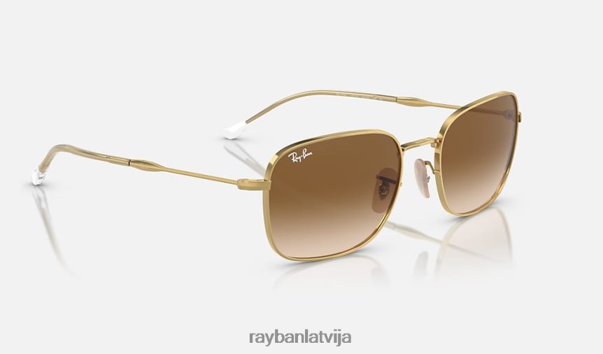 rb3706 pulēts zelts/brūns F0L86X322 vīriešiem Ray-Ban saulesbrilles